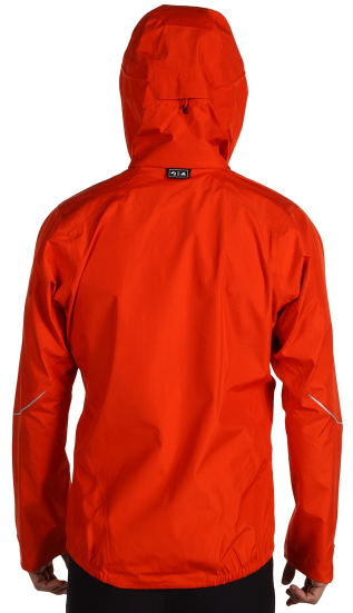 Adidas Outdoor Terrex Active gore-tex hard shell jacket back view