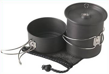 GSI Anodized Boiler Camp cookware set