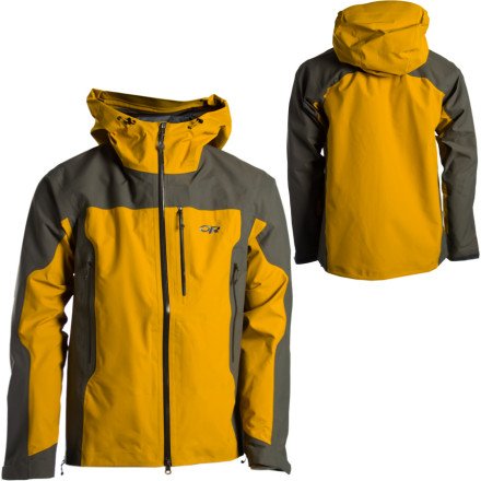Outdoor Research mentor gore text pro jacket mens yellow