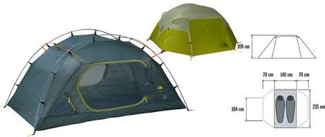 The North Face Minibus 23 - 2 person tent