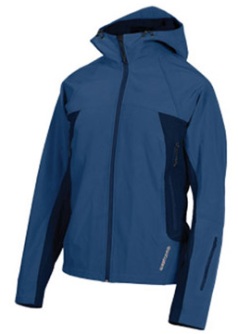Westcomb Skeena hoody blue - soft shell jacket