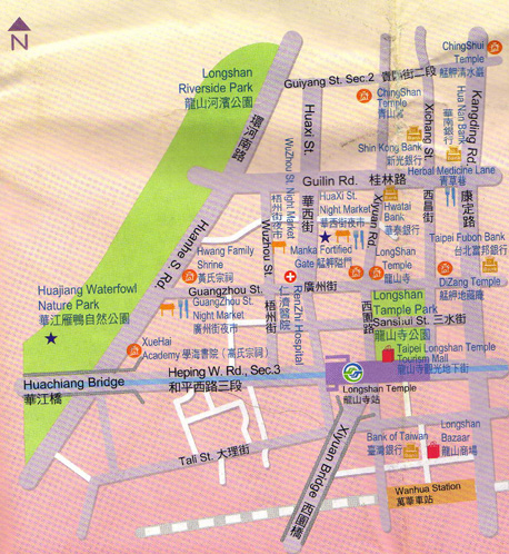 Wan Hua shopping area, district, Taipei, Taiwan